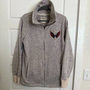 Washington Capitals adidas Women's CCM Fleece Track Jacket - M